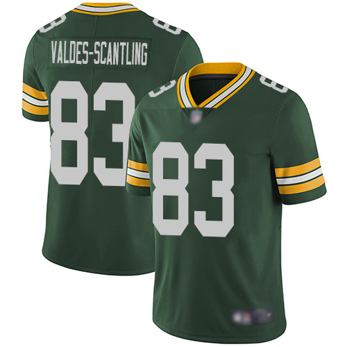 Green Bay Packers Limited Green Men 83 Valdes-Scantling Marquez Home Jersey Nike NFL Vapor Untouchable